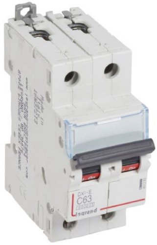 Выключатель автоматический Legrand DX3-E 6000 2п 63А C 10кА картинка